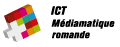 Logo ICT Médiamatique romande utilisé pour le header.